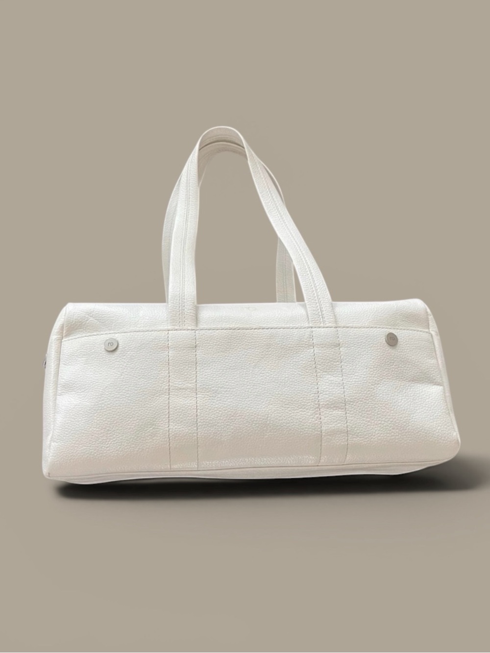 Ro New York Leather Elegant White Handbag
